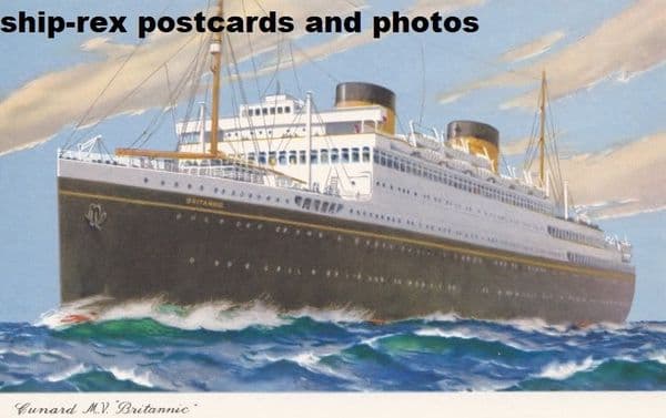 BRITANNIC (1930c, Cunard Line)~b5