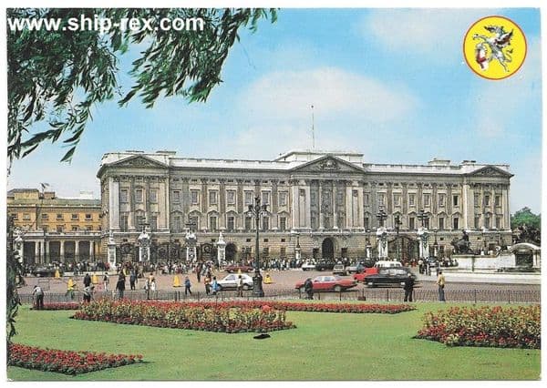Buckingham Palace (London) postcard (a)