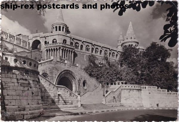 Budapest (Hungary) Fisherman's Bastion, postcard
