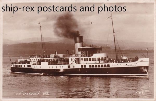 CALEDONIA (1934, Caledonian SP) j