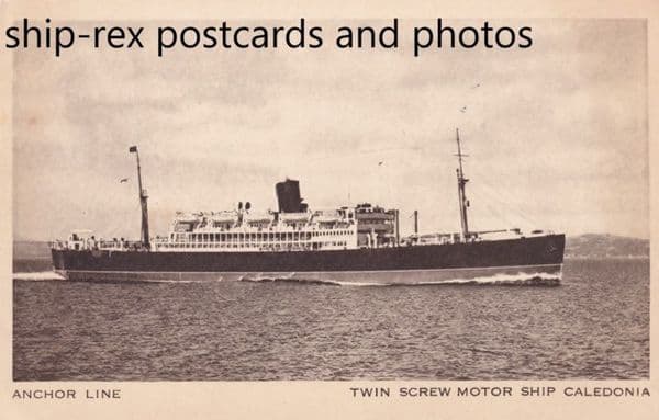 CALEDONIA (1948, Anchor Line) b1
