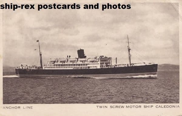 CALEDONIA (1948, Anchor Line)~b2
