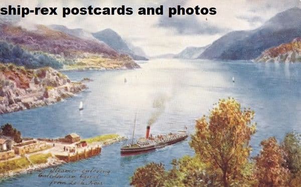 Caledonian Canal, Loch Ness, steamer