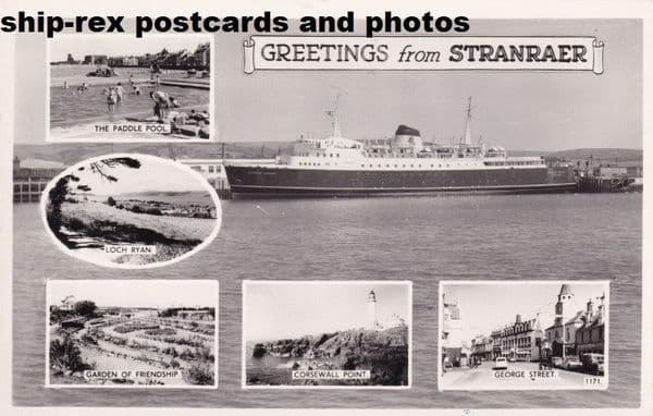CALEDONIAN PRINCESS (1961a) at Stranraer