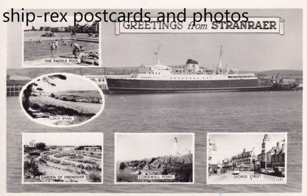 CALEDONIAN PRINCESS (1961a) at Stranraer