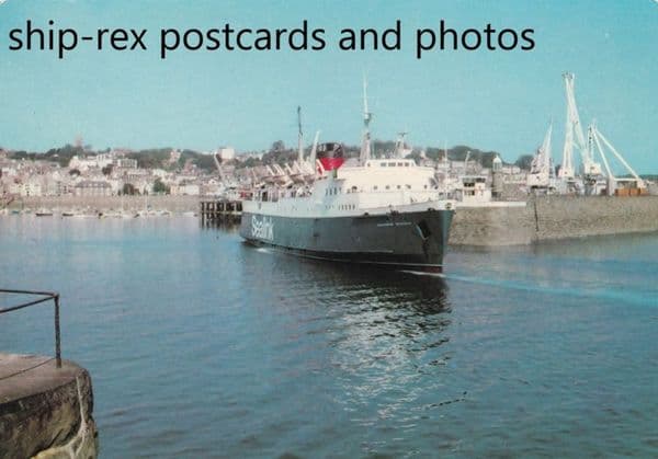 CALEDONIAN PRINCESS (1961c, Sealink) at St. Peter Port