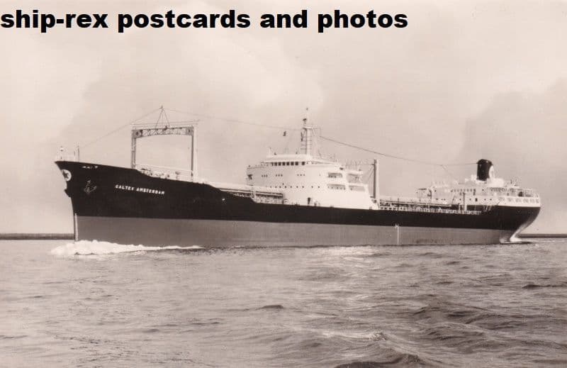 CALTEX AMSTERDAM oil tanker ab2