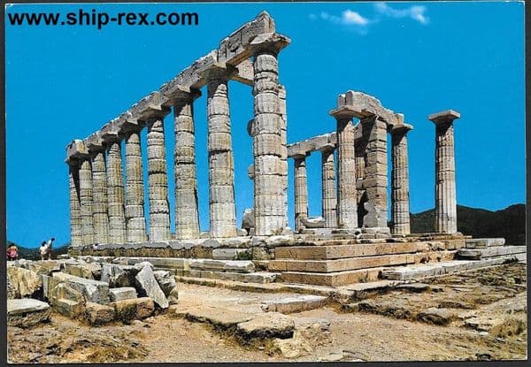 Cape Sounion, The Temple Of Poseidon - postcard