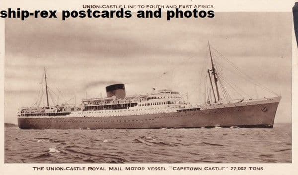 CAPETOWN CASTLE (Union Castle Line)~b2
