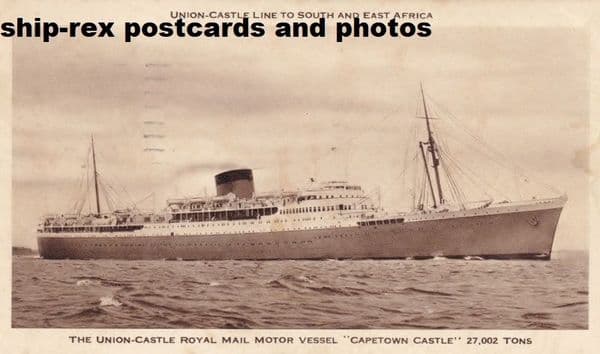 CAPETOWN CASTLE (Union Castle Line)~b3