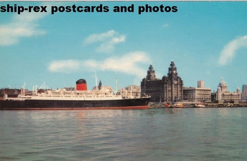 CARINTHIA 1956 Cunard at Liverpool