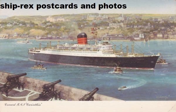CARINTHIA (1956, Cunard Line)~c3
