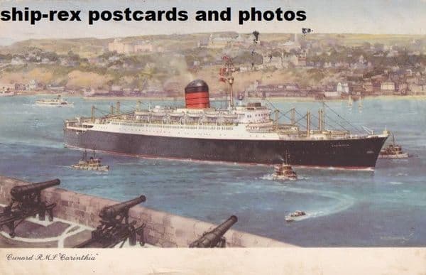 CARINTHIA (1956, Cunard Line)~c5