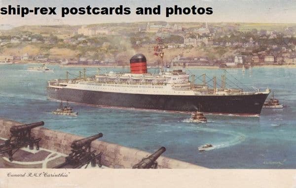 CARINTHIA (1956, Cunard Line)~c6