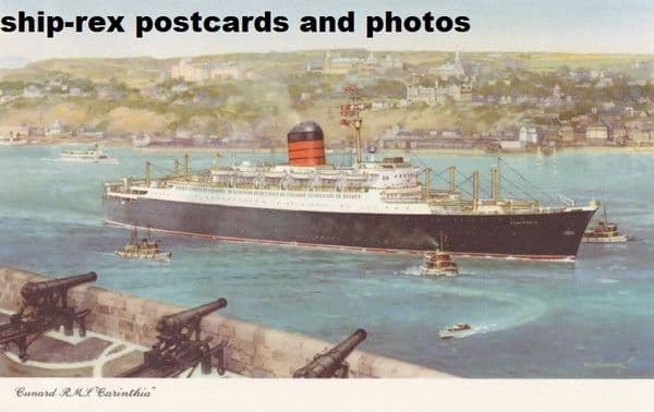 CARINTHIA (1956, Cunard Line)~c7