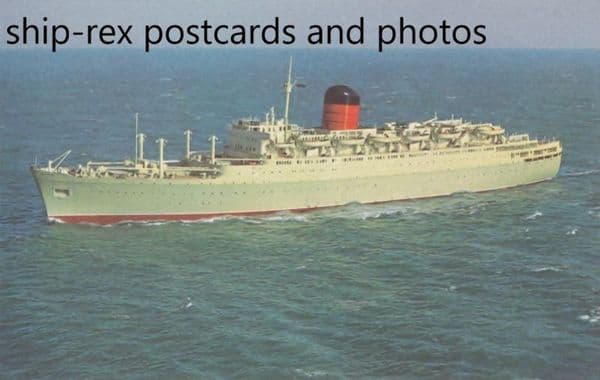 CARMANIA (1963a, Cunard Line) c1b