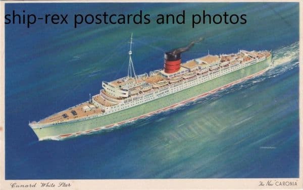 CARONIA (1949a, Cunard White Star) a