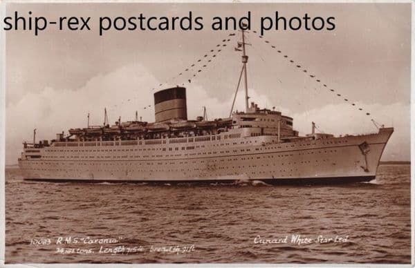 CARONIA (1949a, Cunard White Star) b