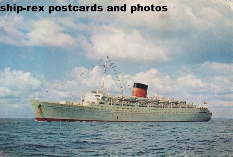 CARONIA (1949b, Cunard Line)~c1