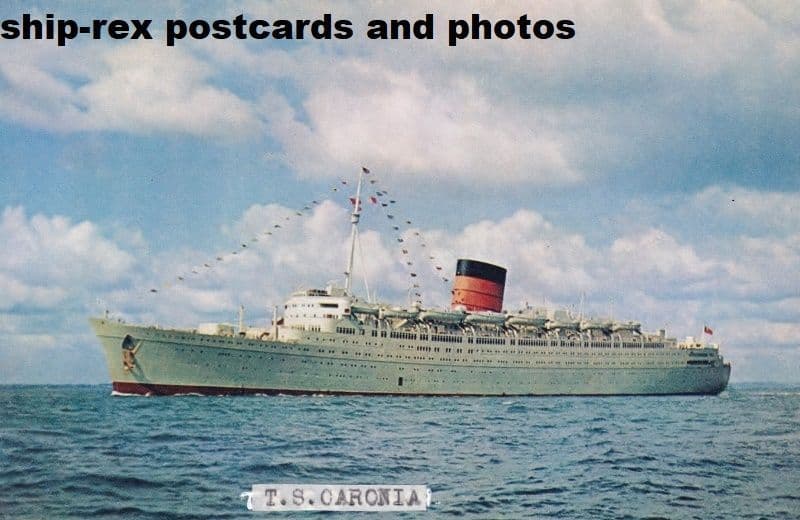 CARONIA (1949b, Cunard Line)~c2