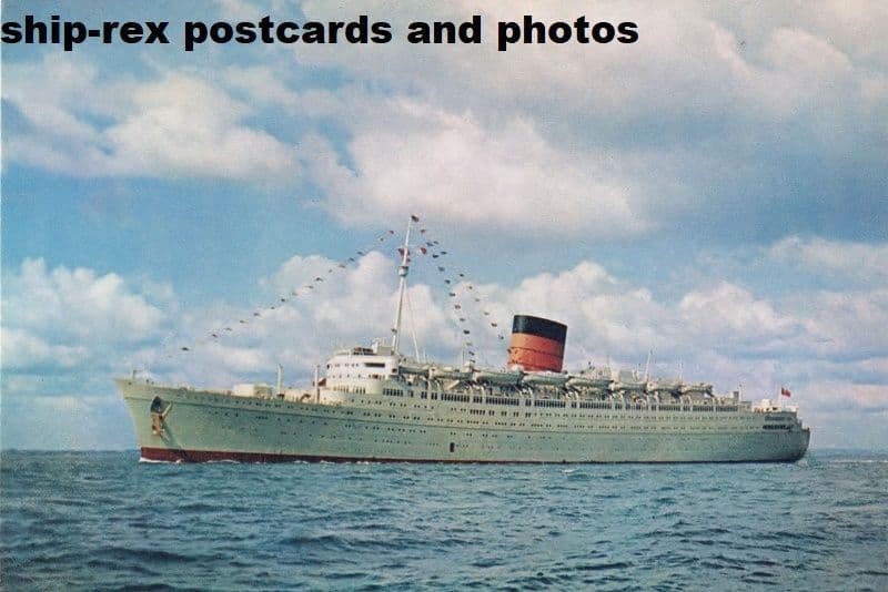 CARONIA (1949b, Cunard Line)~c3