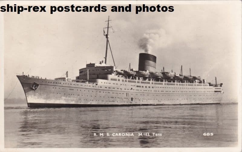 CARONIA (1949b, Cunard Line)~f