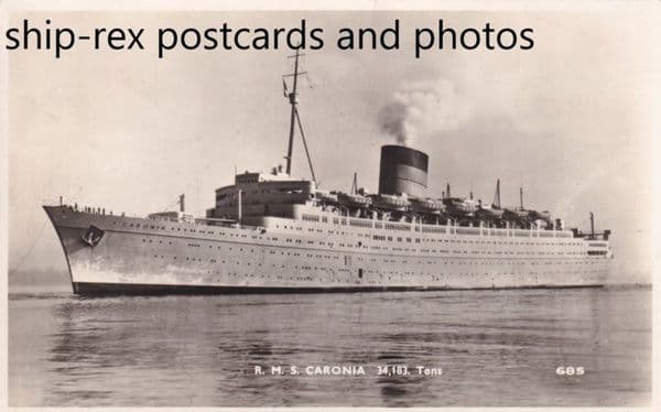 CARONIA (1949b, Cunard Line) f