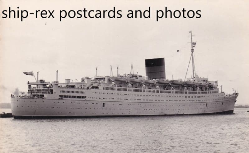 CARONIA (1949b, Cunard Line) k