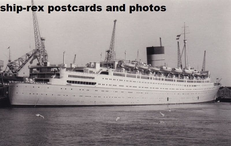 CARONIA (1949b, Cunard Line)~L