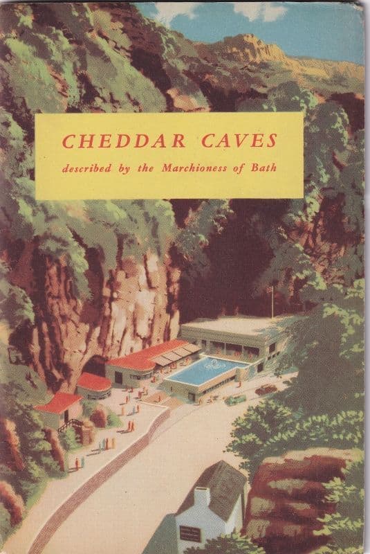 Cheddar Caves 1950s guidebook