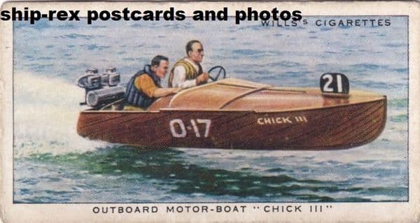CHICK III (outboard motor boat)