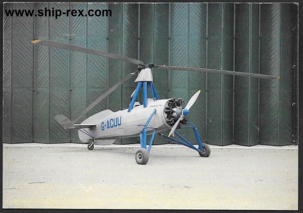 Cierva Autogiro at Duxford - postcard