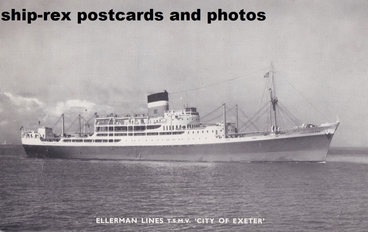 CITY OF EXETER Ellerman Lines c3