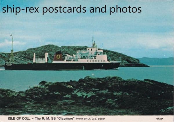 CLAYMORE (1979a, Caledonian MacBrayne) b