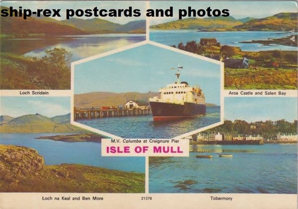 COLUMBA (1964, David MacBrayne) on Isle Of Mull multi-view