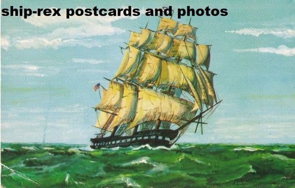 CONSTITUTION (1797a, US Navy)~c