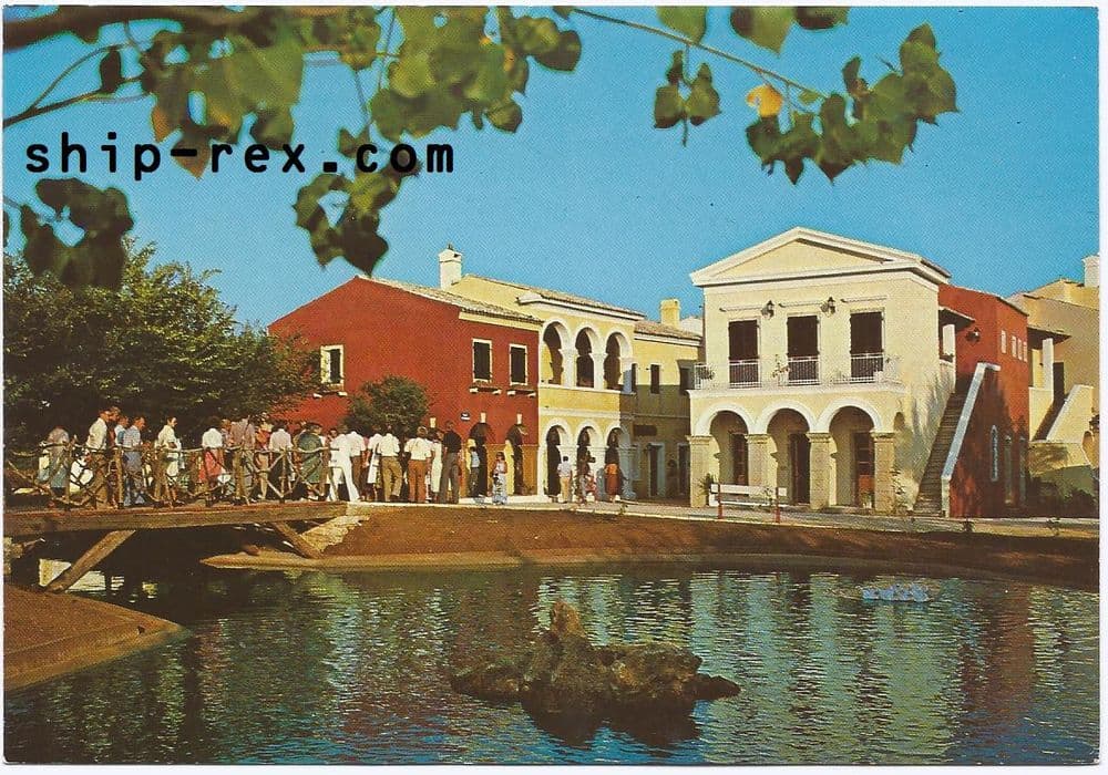 Corfu The Village postcard a