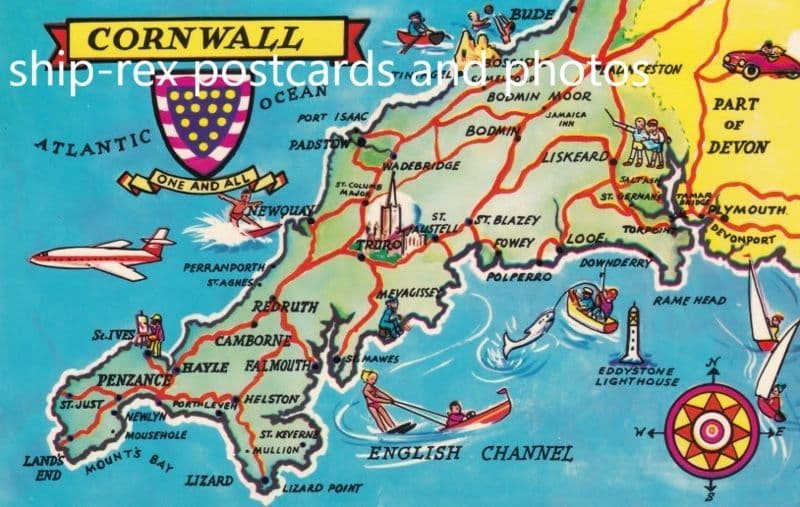Cornwall map a