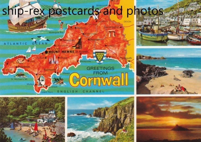 Cornwall Map Rcht Cornwall map b