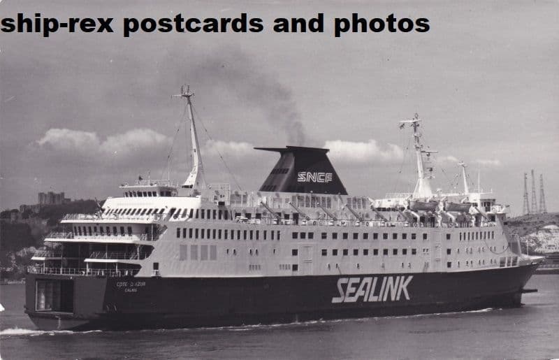 COTE D'AZUR (1981a, S.N.C.F./Sealink)~a
