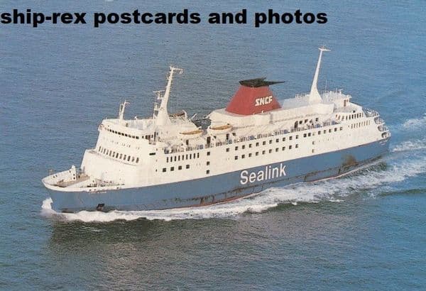 COTE D'AZUR (1981a, S.N.C.F./Sealink)~b