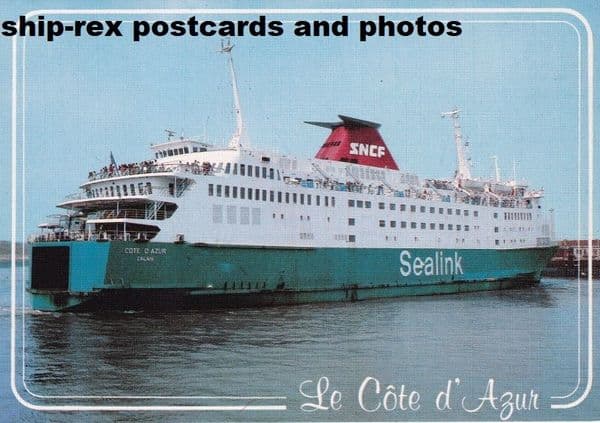 COTE D'AZUR (1981a, S.N.C.F./Sealink)~c