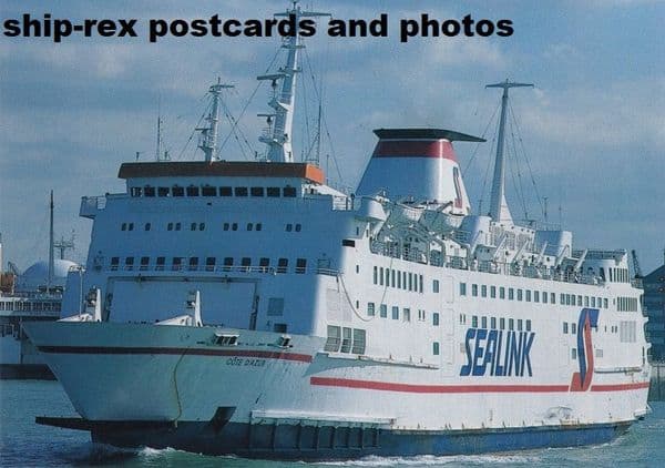 COTE D'AZUR (1981b, S.N.C.F./Sealink)~a