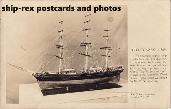 CUTTY SARK (tea clipper, model)