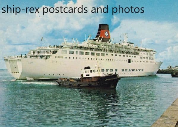 DANA REGINA (1974a, DFDS Seaways)~a2