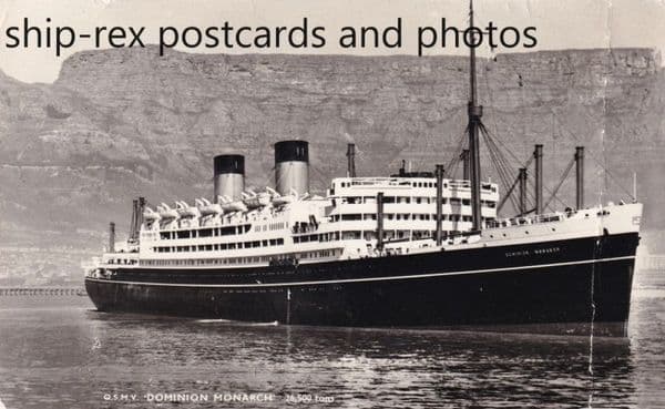 DOMINION MONARCH (Shaw Savill & Albion)~d