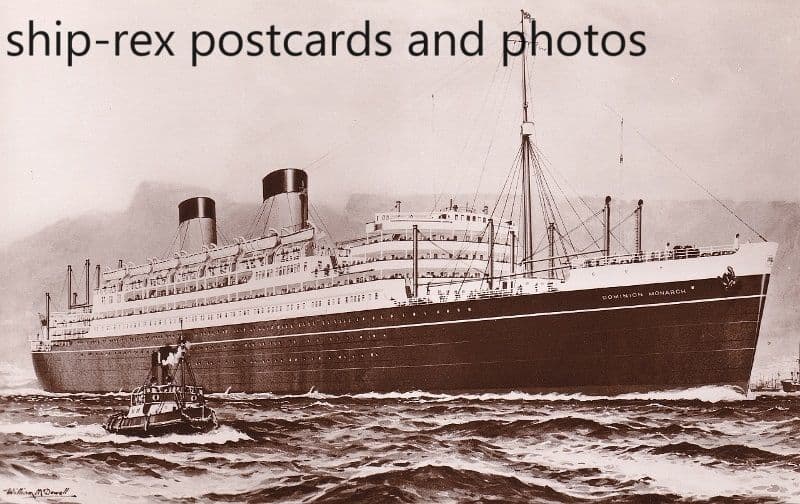 DOMINION MONARCH (Shaw Savill & Albion)~e