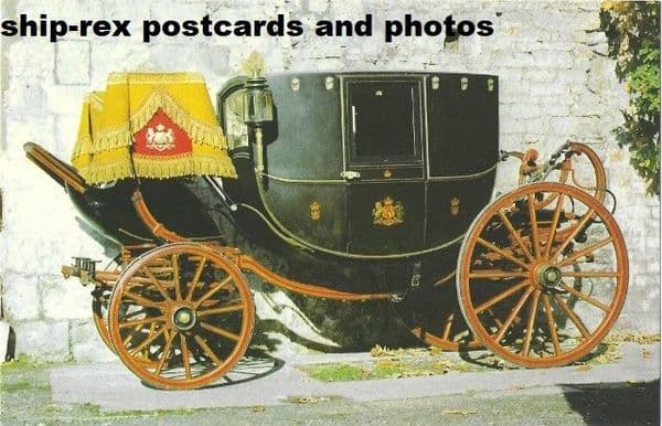 Duke Of Somerset's State Coach, postcard
