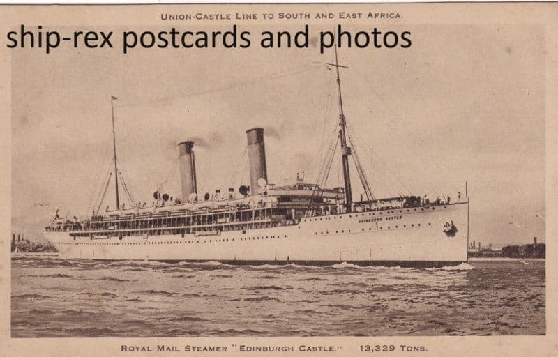 EDINBURGH CASTLE (1910, Union Castle)
