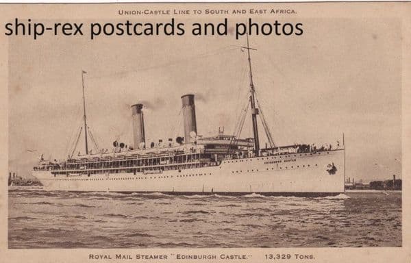 EDINBURGH CASTLE (1910, Union Castle)